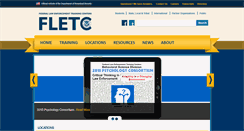 Desktop Screenshot of fletc.gov
