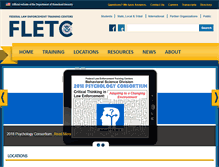 Tablet Screenshot of fletc.gov